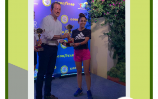 Atdk ödüllü 50.000 TL Goodyear senior tenis turnuvası 35+ sampiyonu Hande Alp