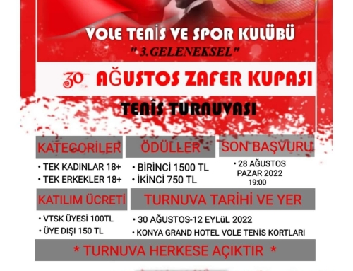 GANİOĞLU OTOMOTİV KATKILARIYLA DÜZENLENEN 30 AĞUSTOS ZAFER KUPASI BAŞLIYOR